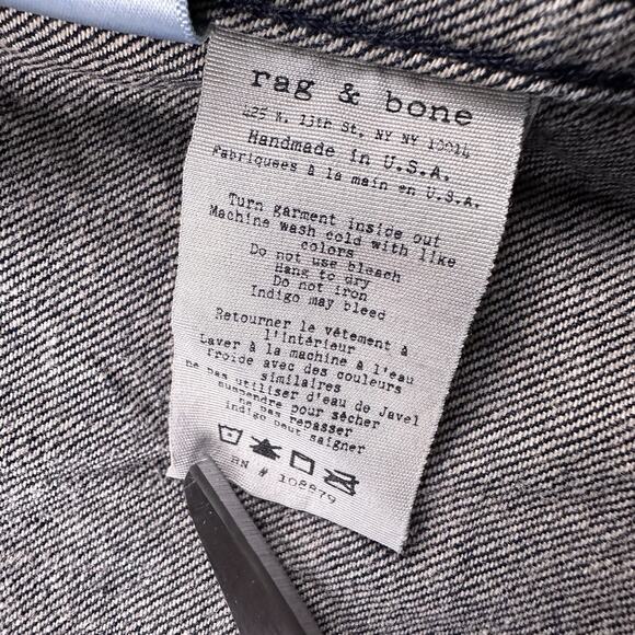 Rag and Bone Men’s Definitive Denim Jean Jacket Size Small Retail $589 - Picture 16 of 16
